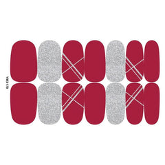10 Sheets Solid Adhesive Nail Stickers Full Nail Wraps For Women