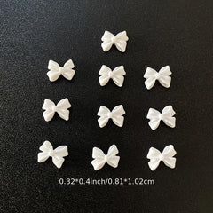 3D Resin Bows Nail Charms Bow Resin Nail Art Decorations 20 Pcs