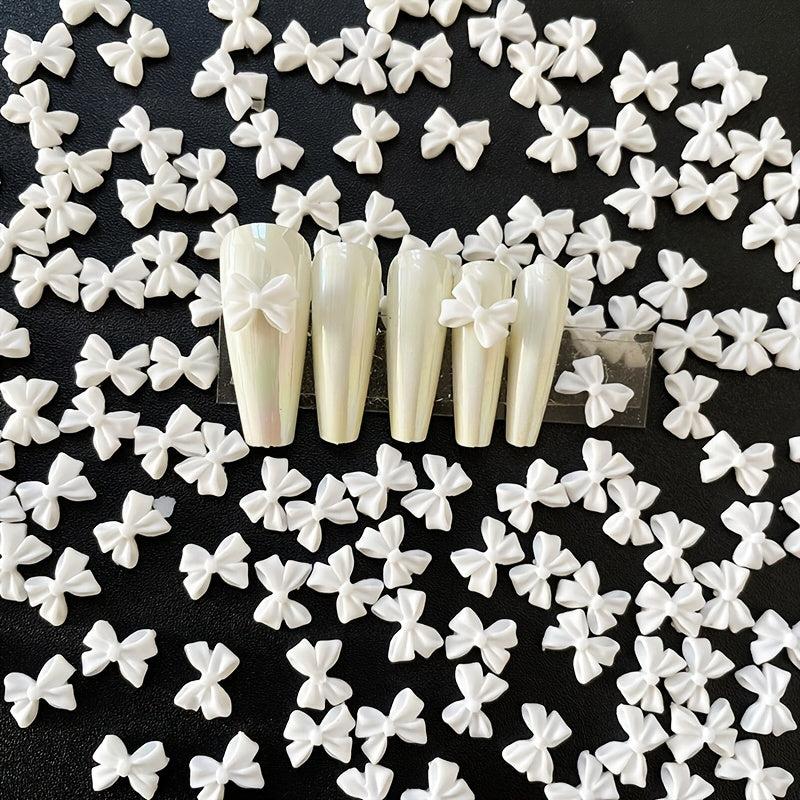 3D Resin Bows Nail Charms Bow Resin Nail Art Decorations 20 Pcs