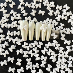3D Resin Bows Nail Charms Bow Resin Nail Art Decorations 20 Pcs