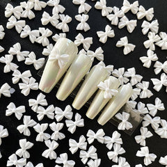 3D Resin Bows Nail Charms Bow Resin Nail Art Decorations 20 Pcs