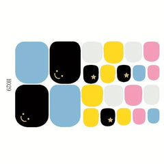 Waterproof Toenail Polish Stickers Self Adhesive Toenail Art Decal Strips