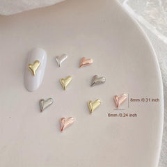 30pcs Nail Art Stickers With Silver Nail Decorations DIY