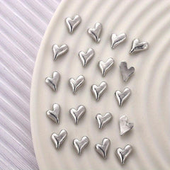 30pcs Nail Art Stickers With Silver Nail Decorations DIY