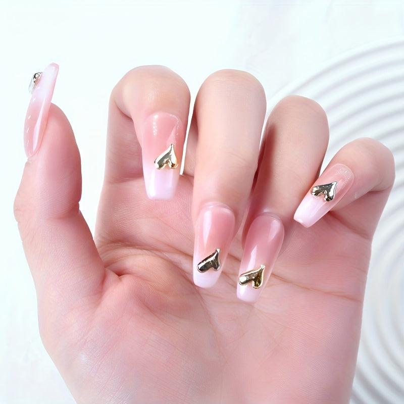 30pcs Nail Art Stickers With Silver Nail Decorations DIY