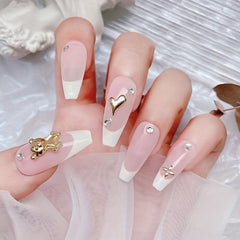 30pcs Nail Art Stickers With Silver Nail Decorations DIY