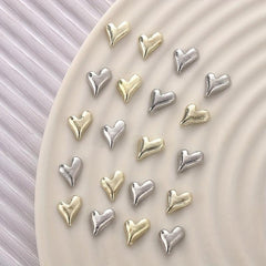 30pcs Nail Art Stickers With Silver Nail Decorations DIY