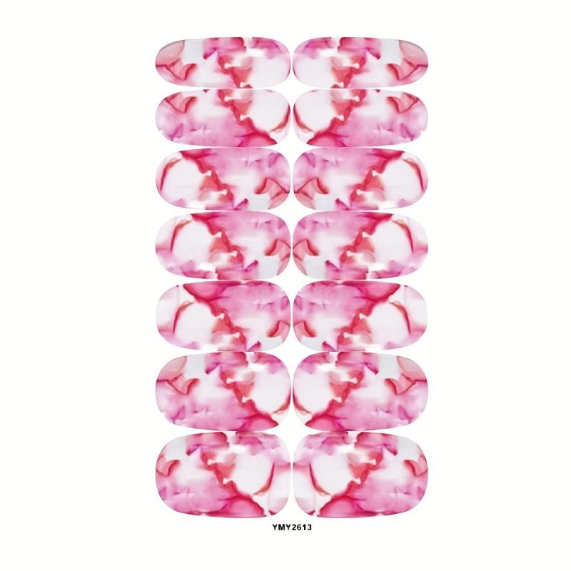 Marble Nail Art Decal Strips Kit for DIY Manicure