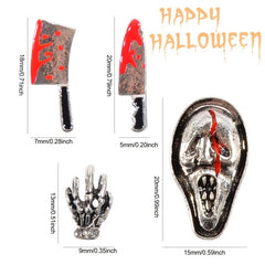 Halloween Nail Art Charms Blood Skeleton Ghost Alloy DIY or Salon