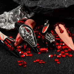 Halloween Nail Art Charms Blood Skeleton Ghost Alloy DIY or Salon