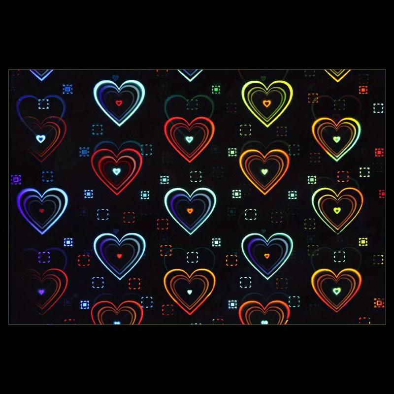 Aurora Laser Nail Art Stickers Flash Laser Star Nail Decals