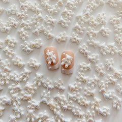 10pcs Bear Nail Art Charms Metallic Bear Nail Art Accessories