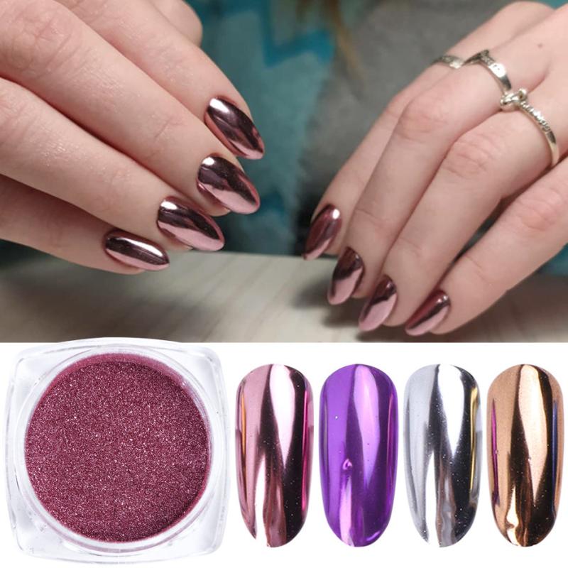 Mirror Powder Nail Decorations Nail Glitter