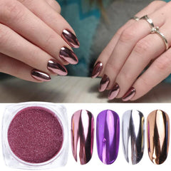 Mirror Powder Nail Decorations Nail Glitter