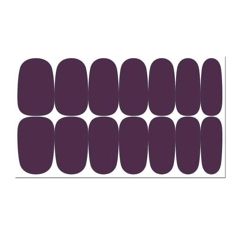 Retro Nail Polish Strips with Nail File - Self Adhesive Gel Nail Wraps