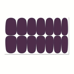 Retro Nail Polish Strips with Nail File - Self Adhesive Gel Nail Wraps