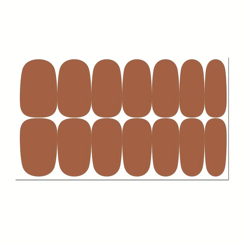 Retro Nail Polish Strips with Nail File - Self Adhesive Gel Nail Wraps