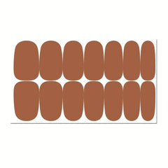 Retro Nail Polish Strips with Nail File - Self Adhesive Gel Nail Wraps