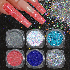 Diamond Nail Kit Glitter Sequins for Nail Art Decor