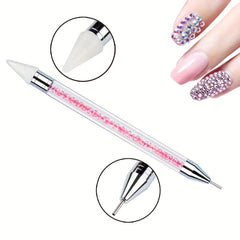 1500 Pcs AB Glass Flat Rhinestones With Twizzers Mixed Sizes For DIY Crafts