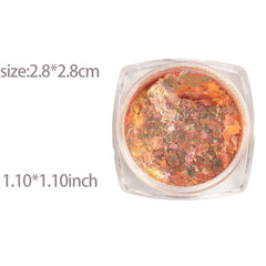 Irregular Nail Flakes Nail Glitter Powder Crystal Fire Flakes
