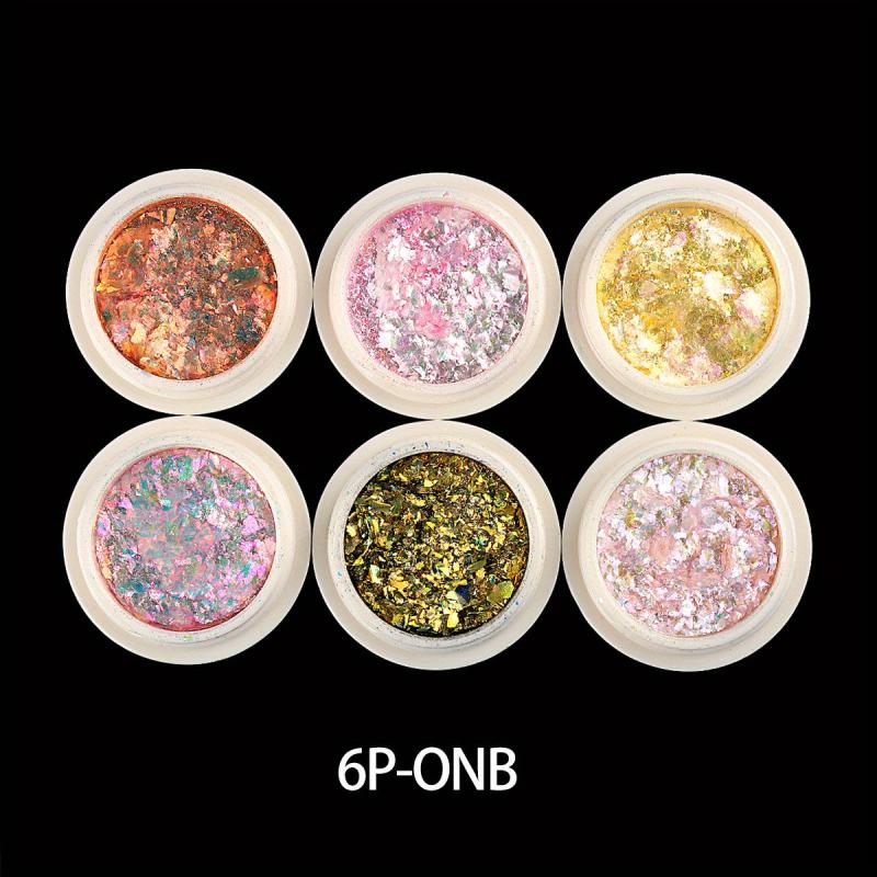 Irregular Nail Flakes Nail Glitter Powder Crystal Fire Flakes