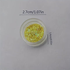Holographic Nail Glitter Powder Flakes for Nail Designs