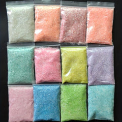 Chunky Nail Glitter Summer Nails Art Sequins Purple Pink Opal Powder