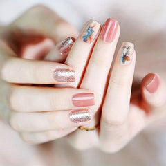 Waterproof Nail Art Stickers Self Adhesive Decal Strips 1 Sheet