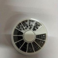 Mini Stainless Steel Ball Beads for Nail Art, Durable and Stylish