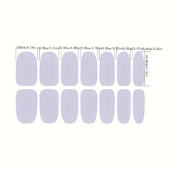 Waterproof Nail Polish Stickers Self Adhesive Nail Art Strips