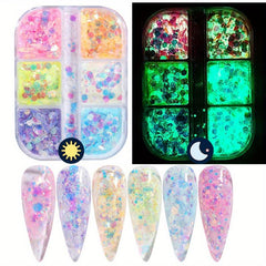 Holographic Hexagon Glitter Crafts Stickers Sequins Nail Powder Flakes