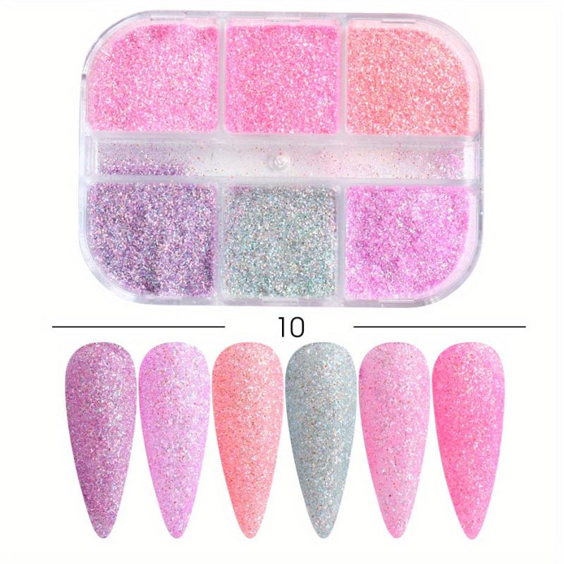 Holographic Hexagon Glitter Crafts Stickers Sequins Nail Powder Flakes