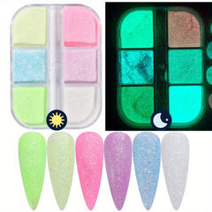 Holographic Hexagon Glitter Crafts Stickers Sequins Nail Powder Flakes