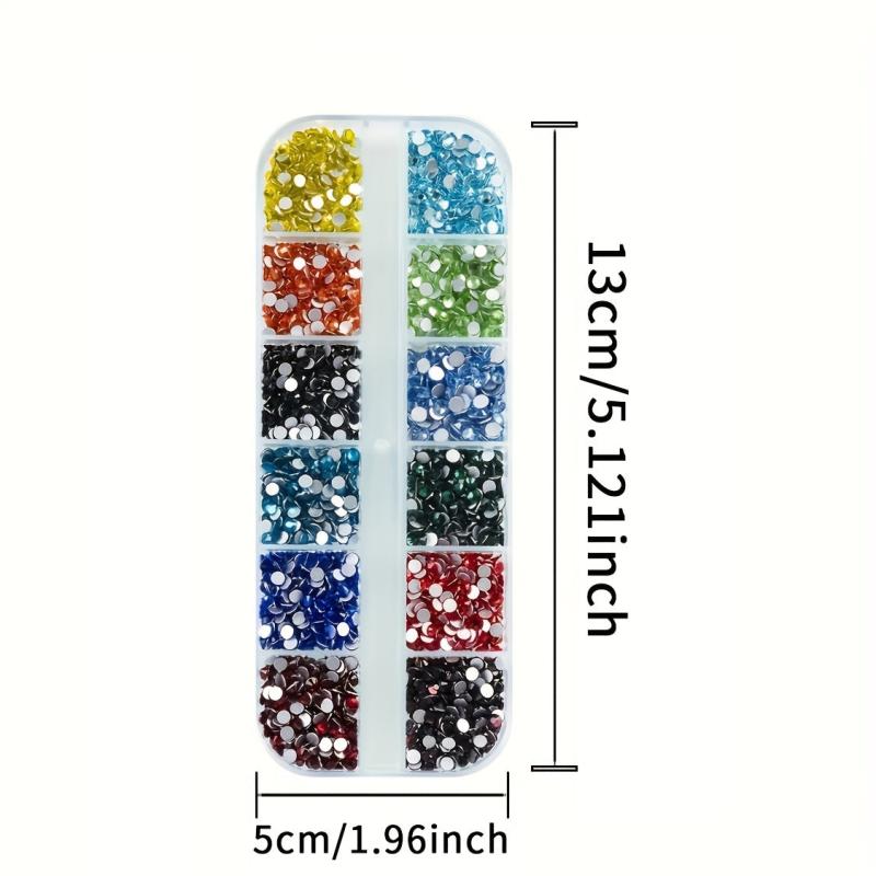 2400 Pcs Nail Art Rhinestones and Tools Set for DIY Nail Art Craft and Makeup