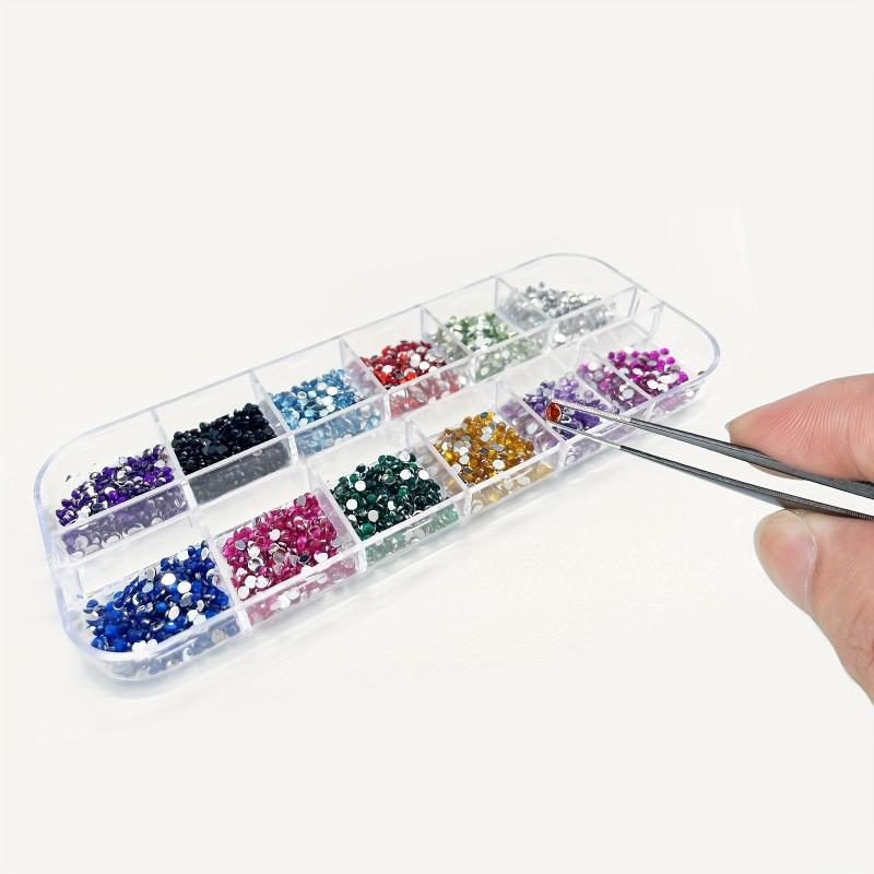 2400 Pcs Nail Art Rhinestones and Tools Set for DIY Nail Art Craft and Makeup