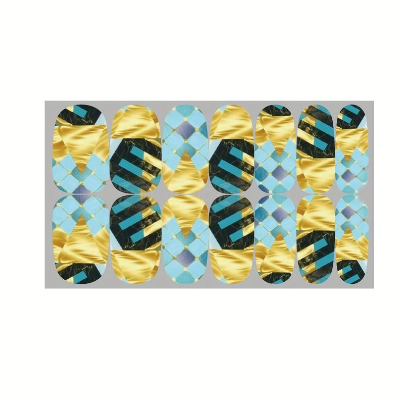 12 Sheets Marble Nail Wraps Stickers DIY Nail Art Decals for Daily Party Decor