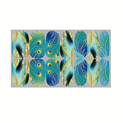 12 Sheets Marble Nail Wraps Stickers DIY Nail Art Decals for Daily Party Decor