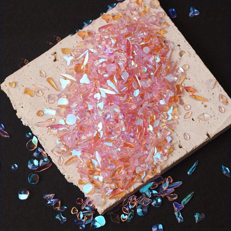 100pcs 3D Aurora Fatback Resin Crystal Rhinestones for Nail Art