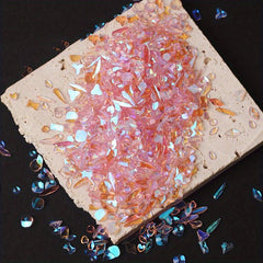 100pcs 3D Aurora Fatback Resin Crystal Rhinestones for Nail Art
