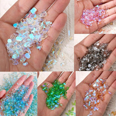 100pcs 3D Aurora Fatback Resin Crystal Rhinestones for Nail Art