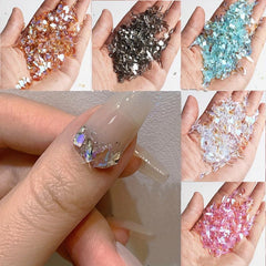 100pcs 3D Aurora Fatback Resin Crystal Rhinestones for Nail Art