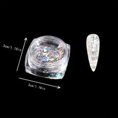 3D Manicure with Laser Holographic Nail Flakes Butterfly Heart Star Sequin