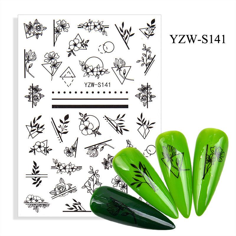 Butterfly Nail Art Decals DIY or Salon Style Nail Tattoos for Women