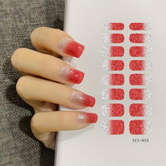 Gradient Glitter Nail Wraps for Stunning Manicures