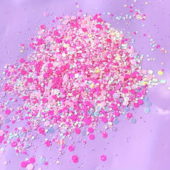 Mixed Chunky Nail Glitter Sequins Hexagon Flake for DIY or Nail Salons
