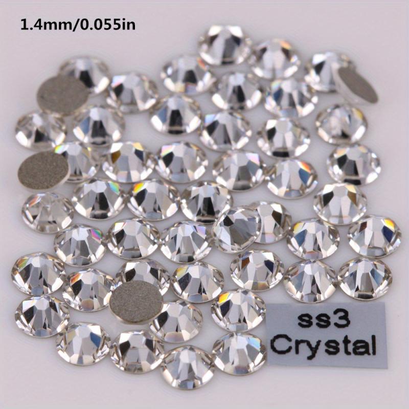 Crystal AB Nail Gems Stones Flat Back Nail Art Rhinestones