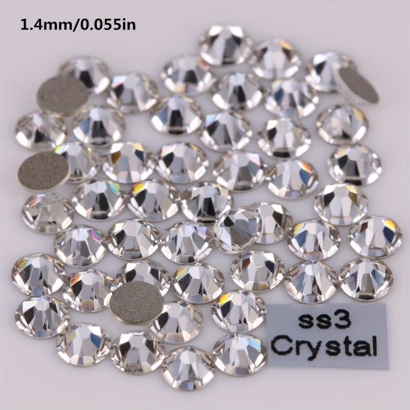 Crystal AB Nail Gems Stones Flat Back Nail Art Rhinestones