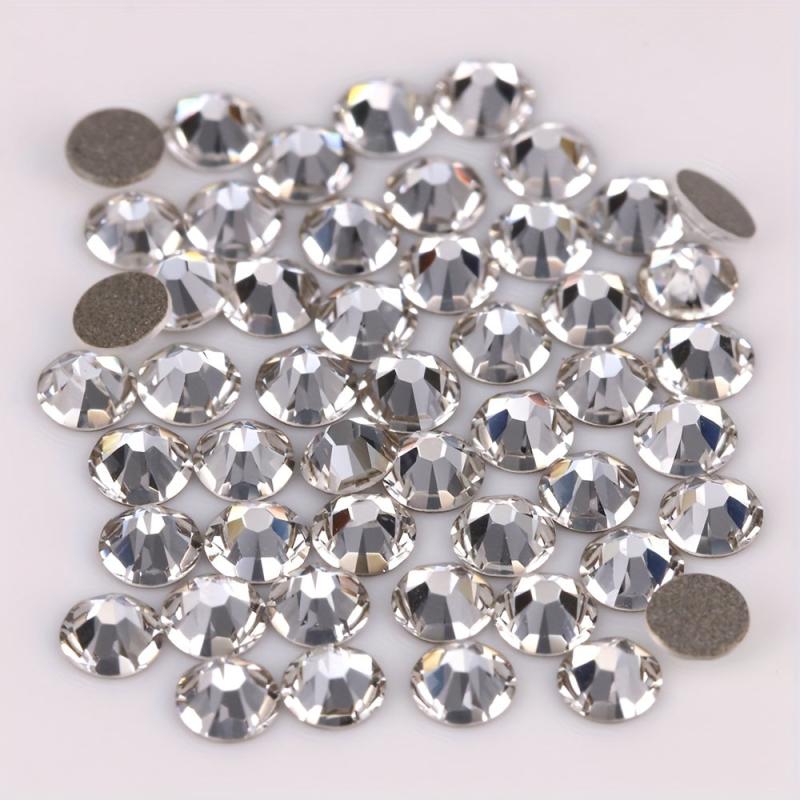 Crystal AB Nail Gems Stones Flat Back Nail Art Rhinestones