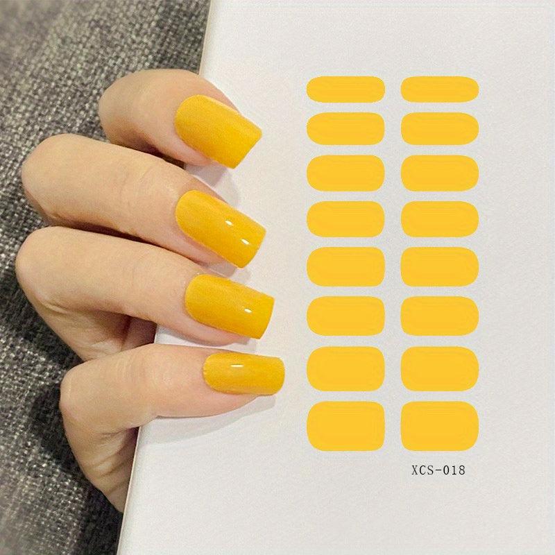 Classic Retro Nail Stickers Full Nail Wraps Women Girls Nail Art